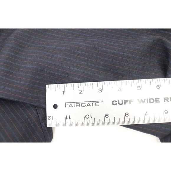 Hickey Freeman Sport Coat Navy Striped Men's 46-48 - Picture 15 of 15